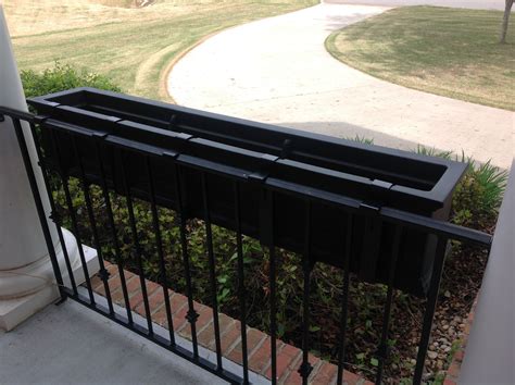 window boxes for metal railings